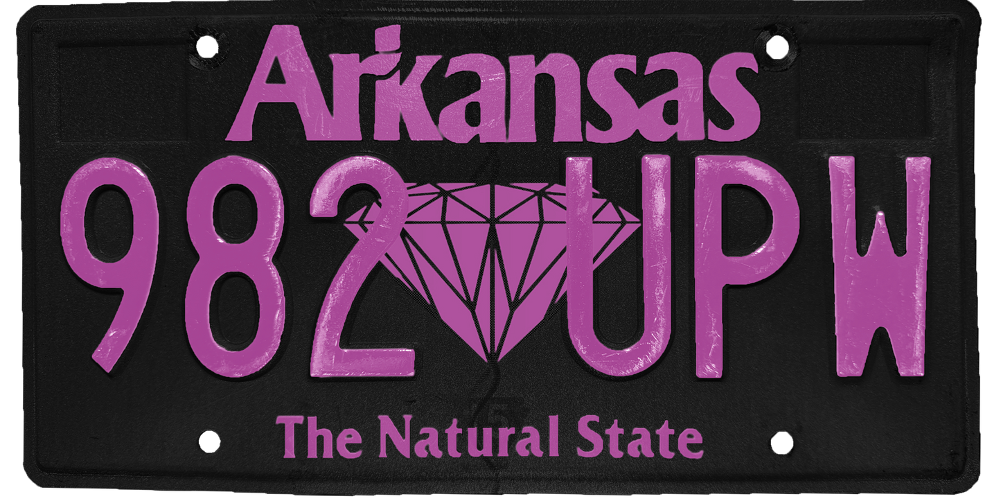 Arkansas License Plate Wrap Kit