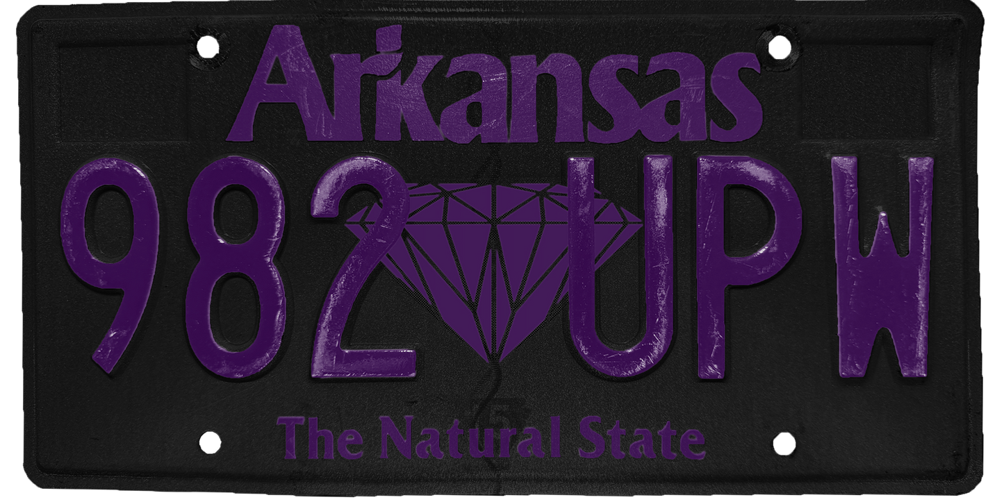 Arkansas License Plate Wrap Kit