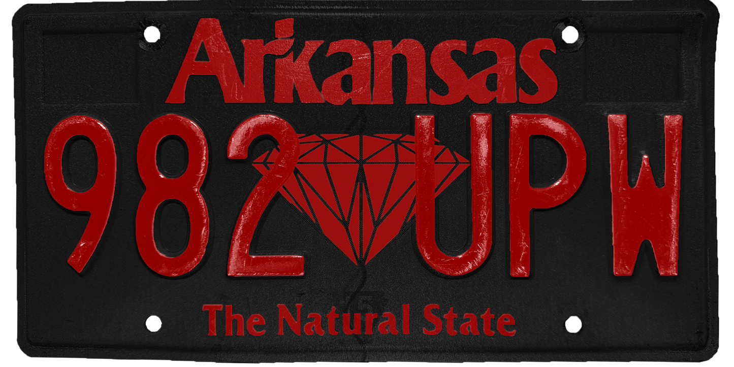 Arkansas License Plate Wrap Kit