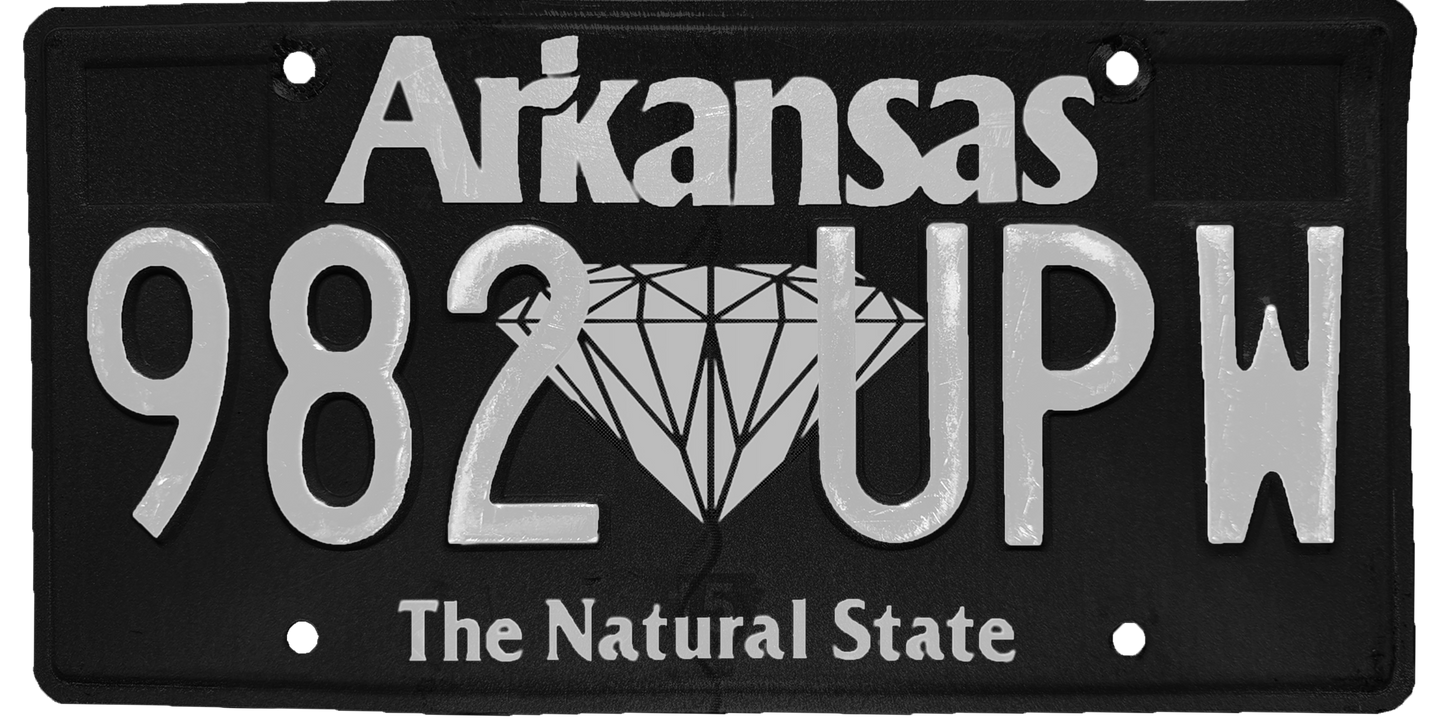 Arkansas License Plate Wrap Kit