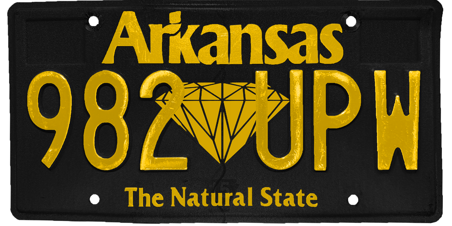 Arkansas License Plate Wrap Kit