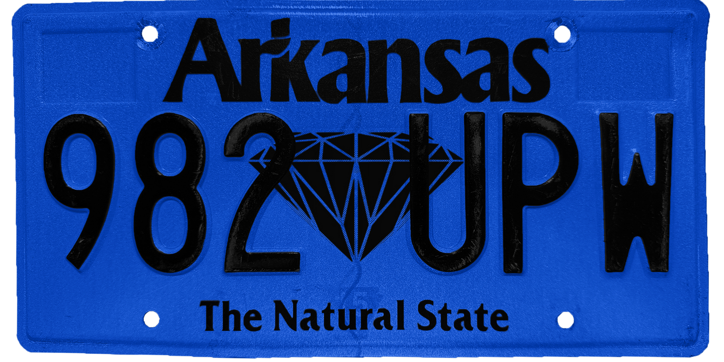 Arkansas License Plate Wrap Kit
