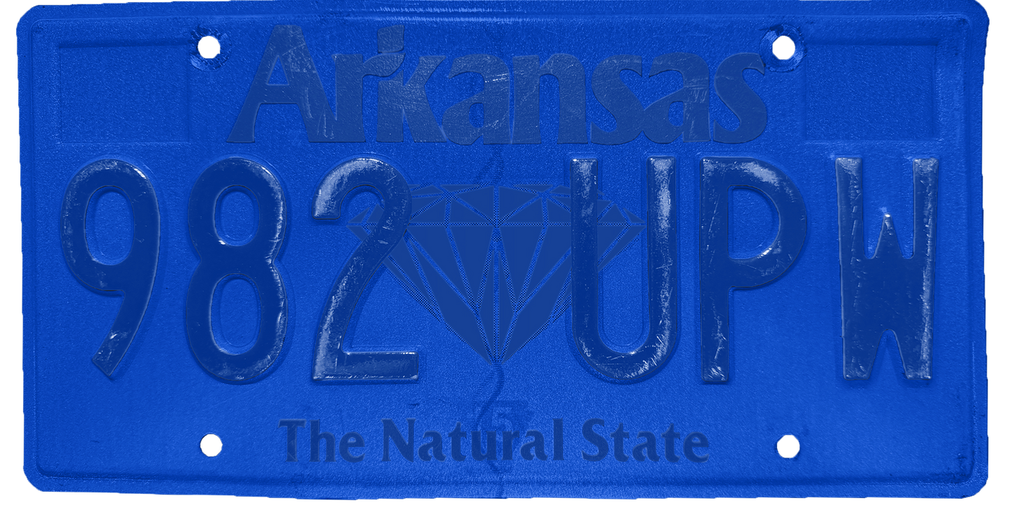 Arkansas License Plate Wrap Kit