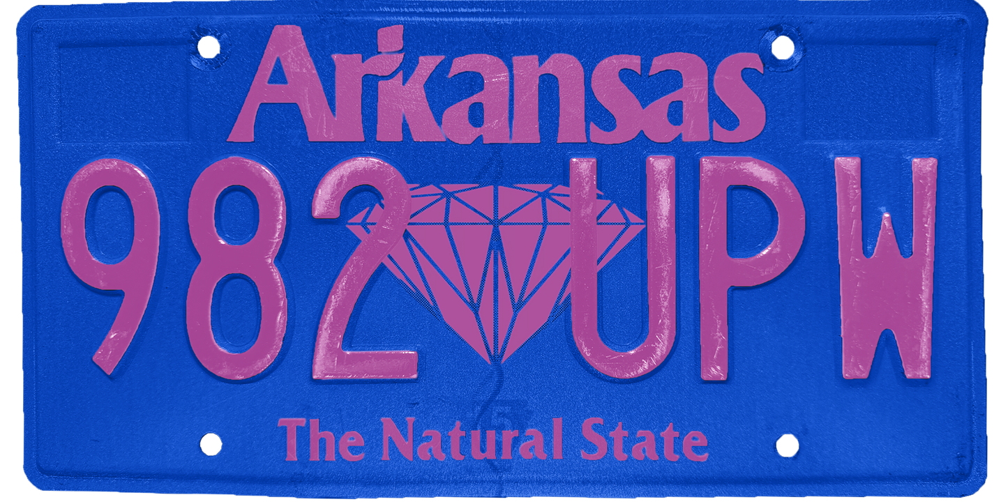 Arkansas License Plate Wrap Kit