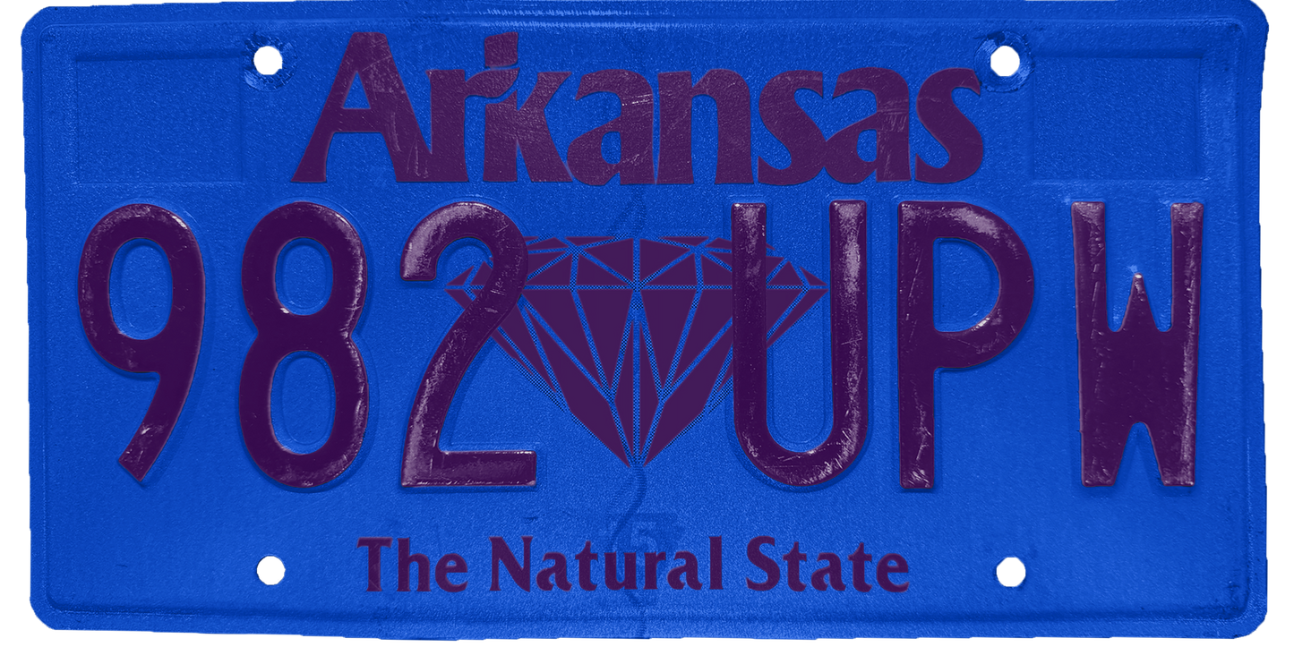 Arkansas License Plate Wrap Kit