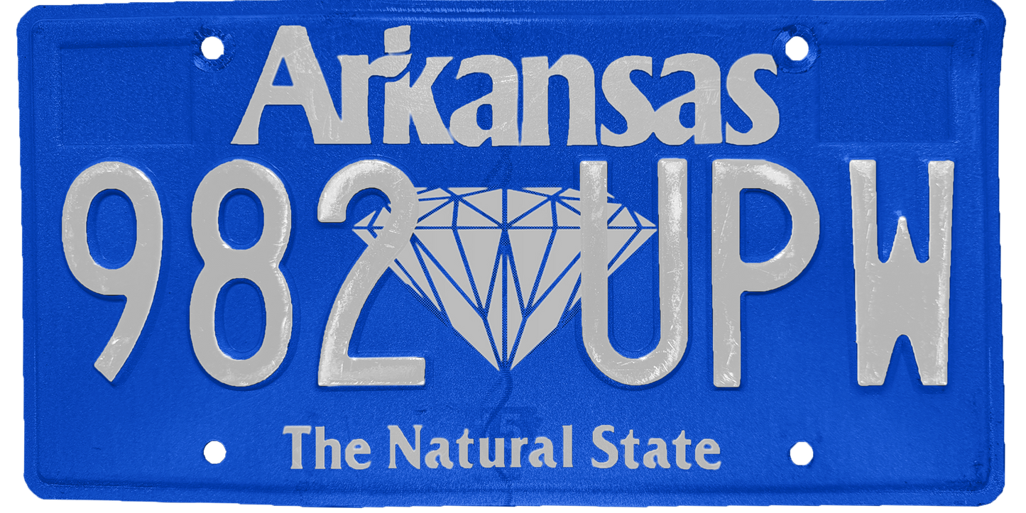 Arkansas License Plate Wrap Kit
