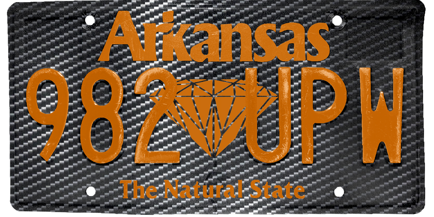 Arkansas License Plate Wrap Kit