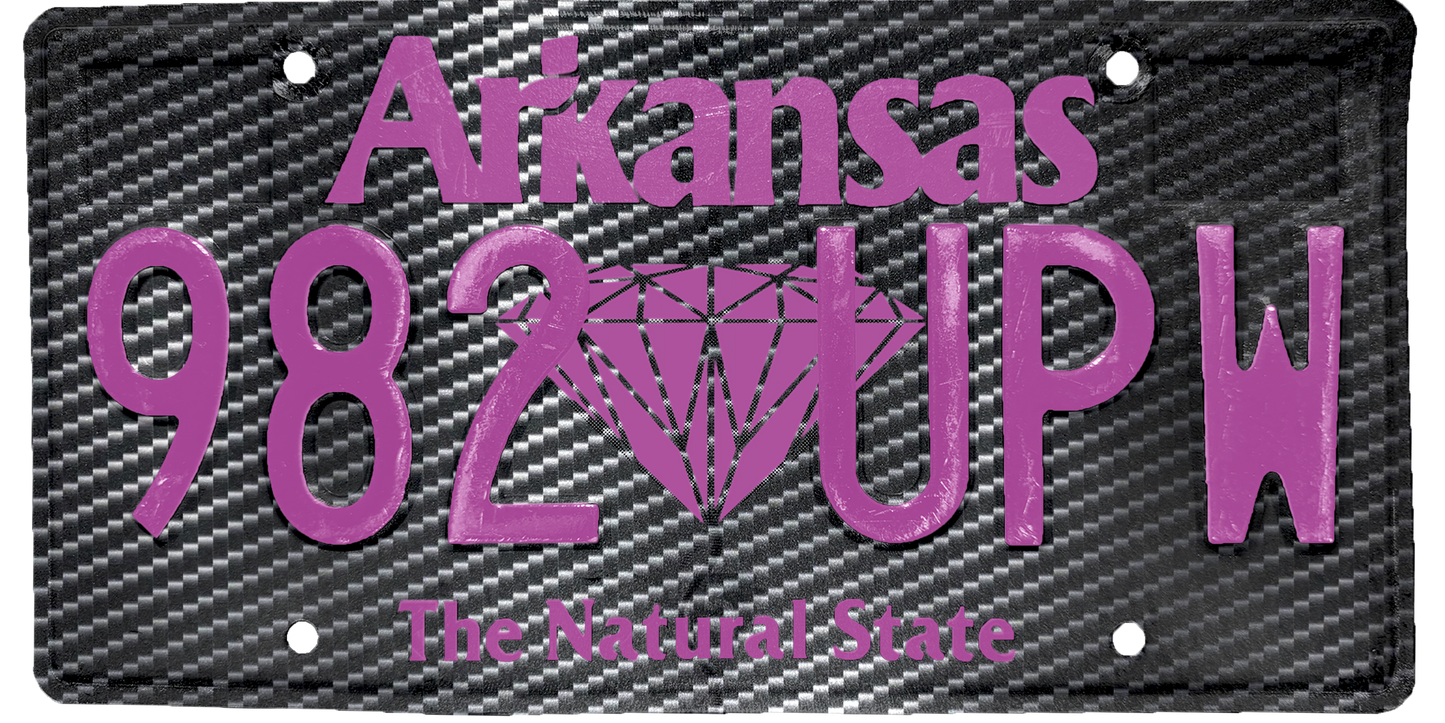 Arkansas License Plate Wrap Kit