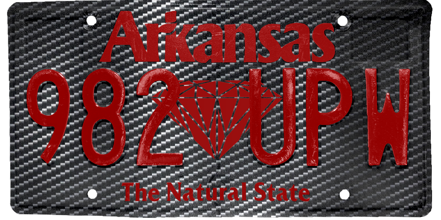 Arkansas License Plate Wrap Kit