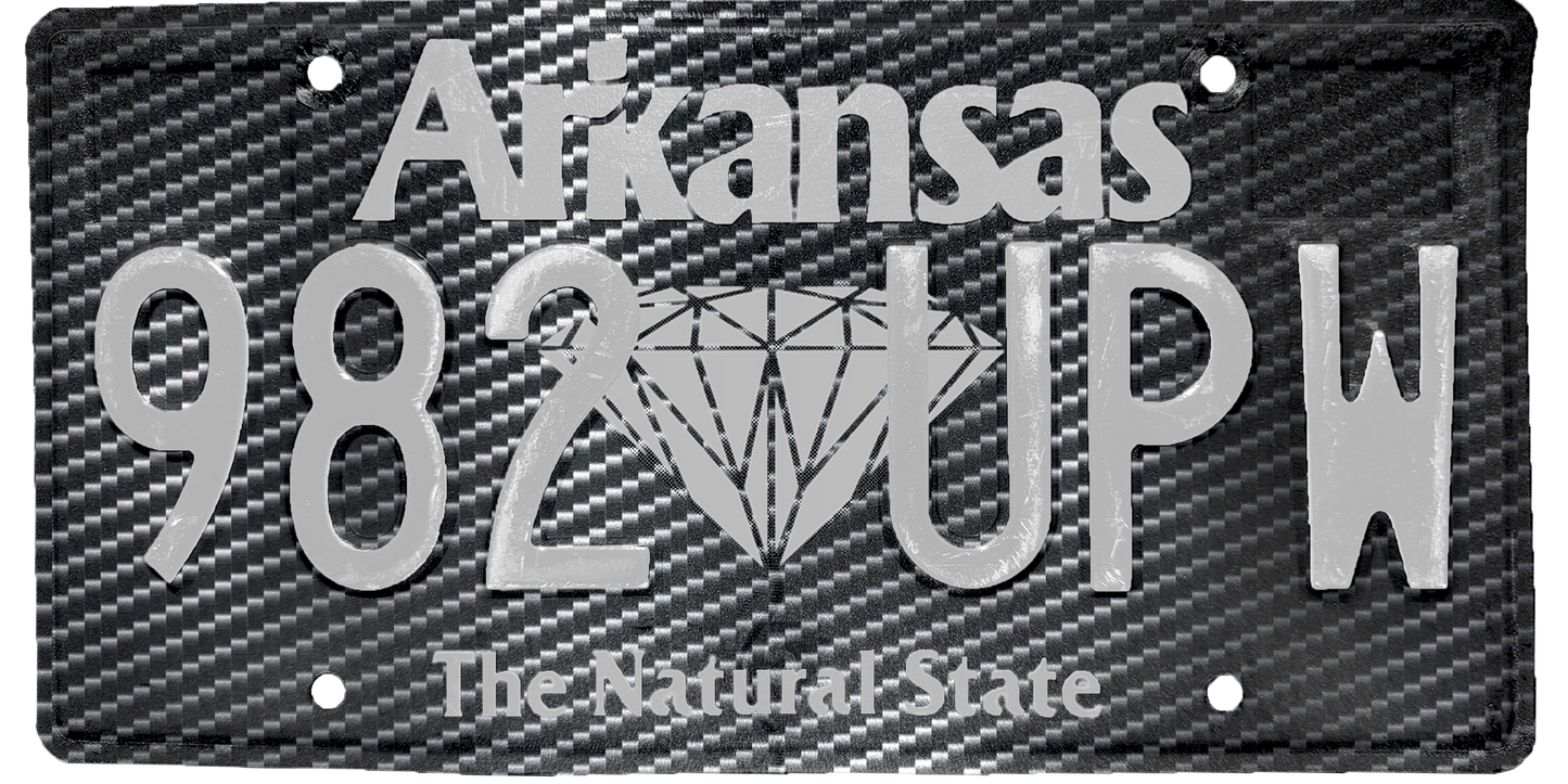 Arkansas License Plate Wrap Kit