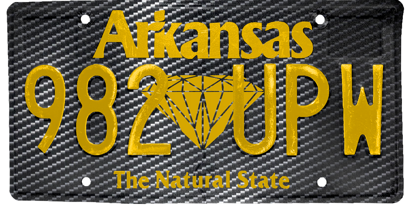 Arkansas License Plate Wrap Kit