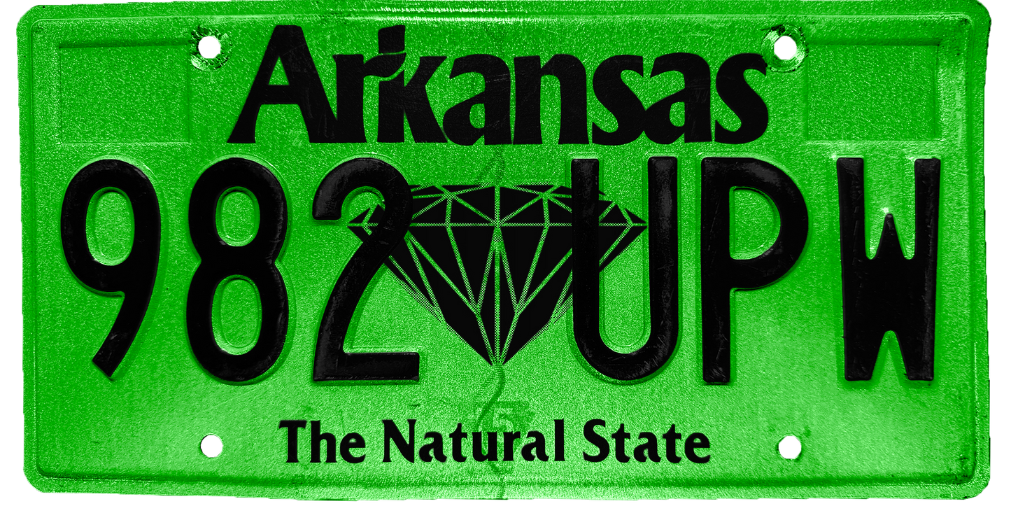 Arkansas License Plate Wrap Kit