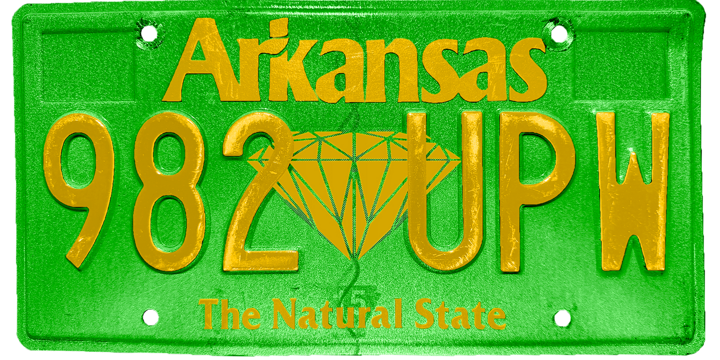 Arkansas License Plate Wrap Kit