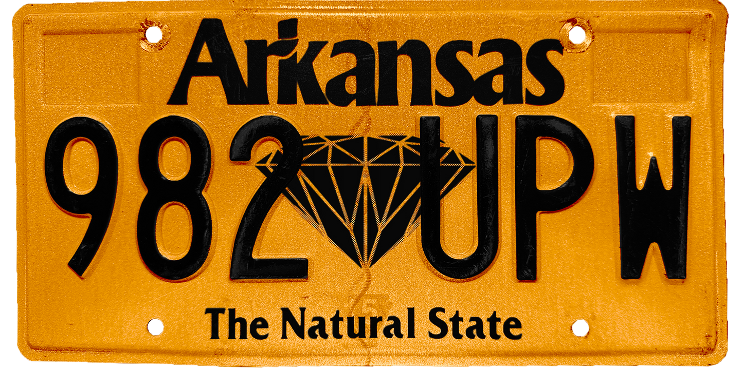 Arkansas License Plate Wrap Kit