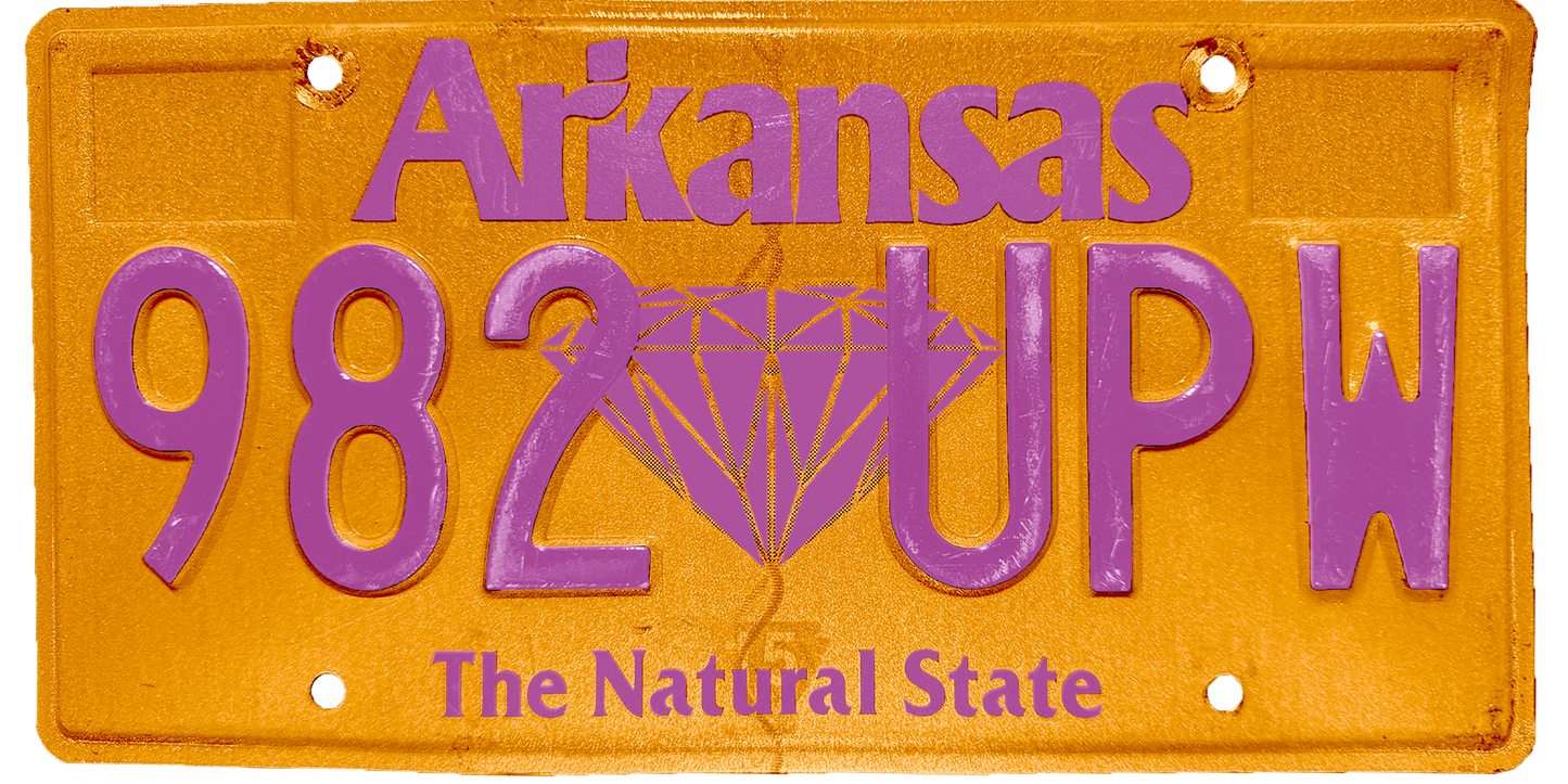 Arkansas License Plate Wrap Kit