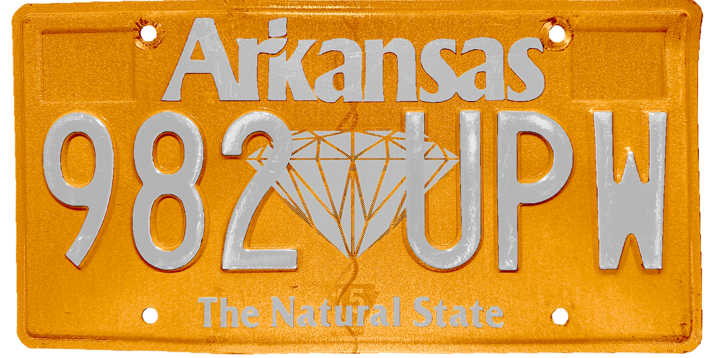 Arkansas License Plate Wrap Kit