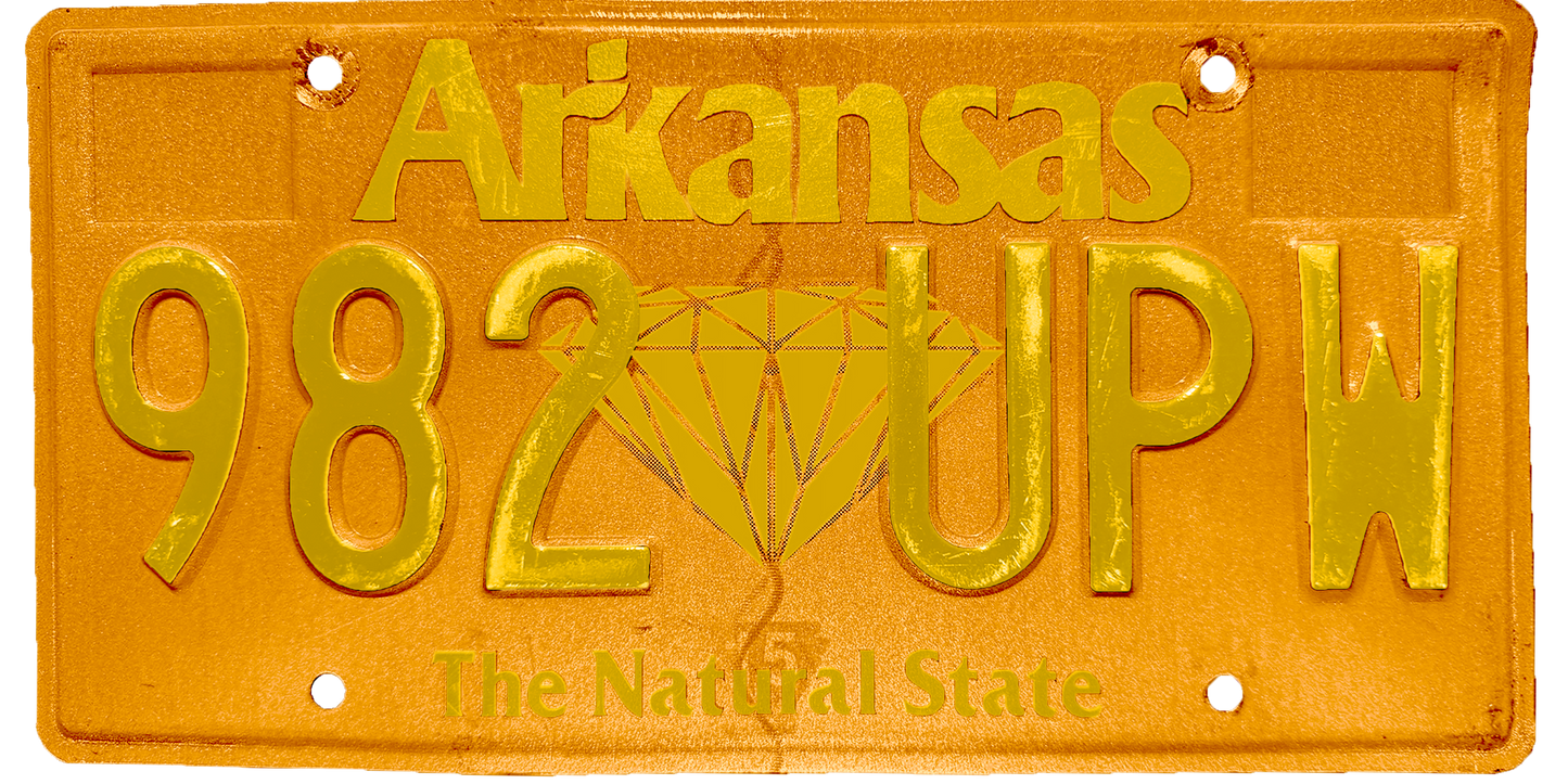 Arkansas License Plate Wrap Kit