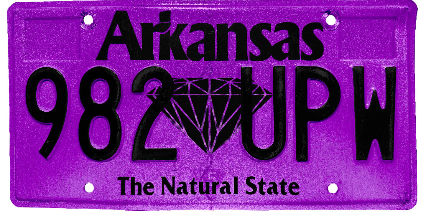 Arkansas License Plate Wrap Kit