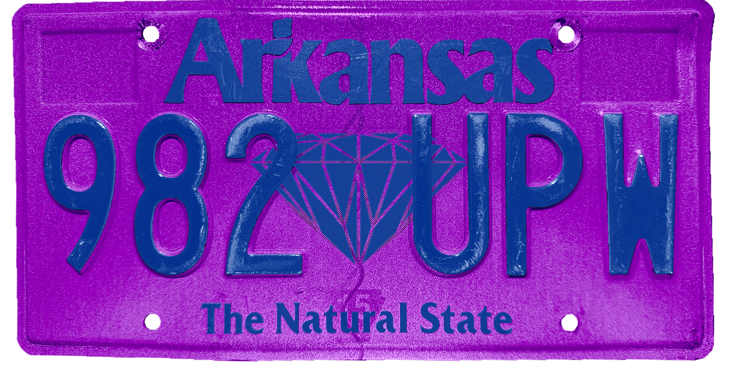 Arkansas License Plate Wrap Kit
