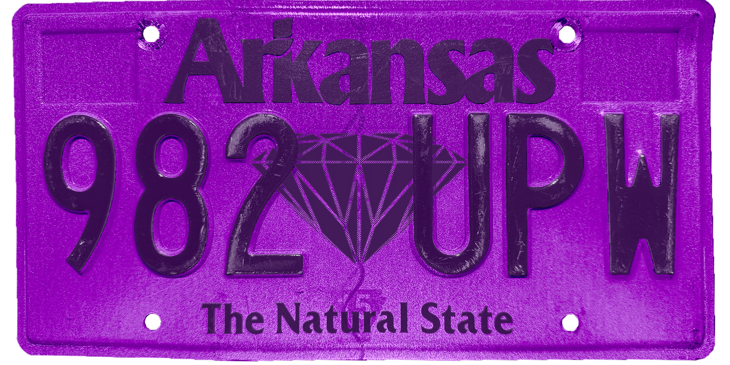 Arkansas License Plate Wrap Kit