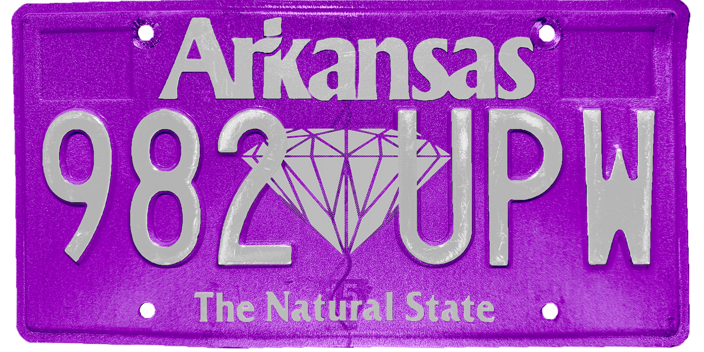 Arkansas License Plate Wrap Kit