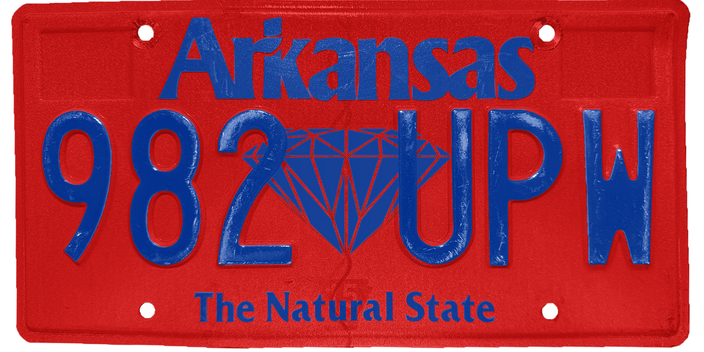 Arkansas License Plate Wrap Kit