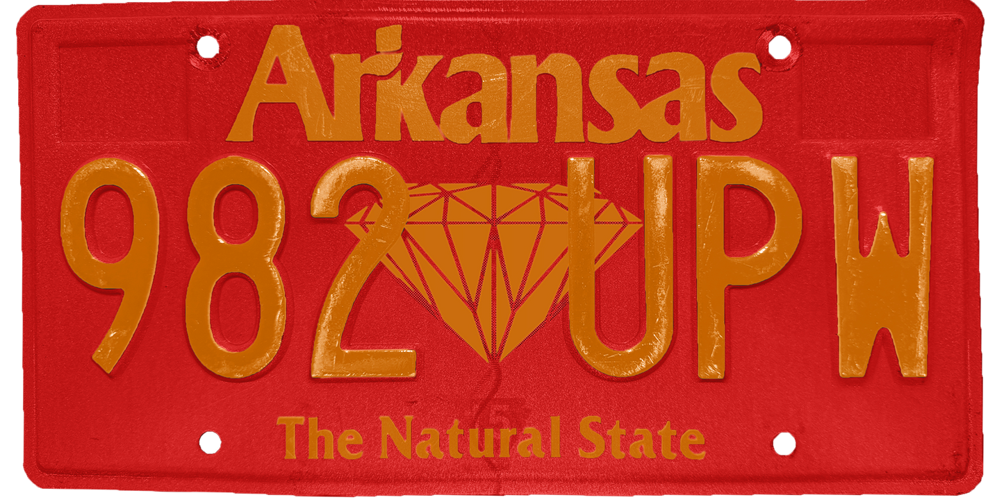 Arkansas License Plate Wrap Kit
