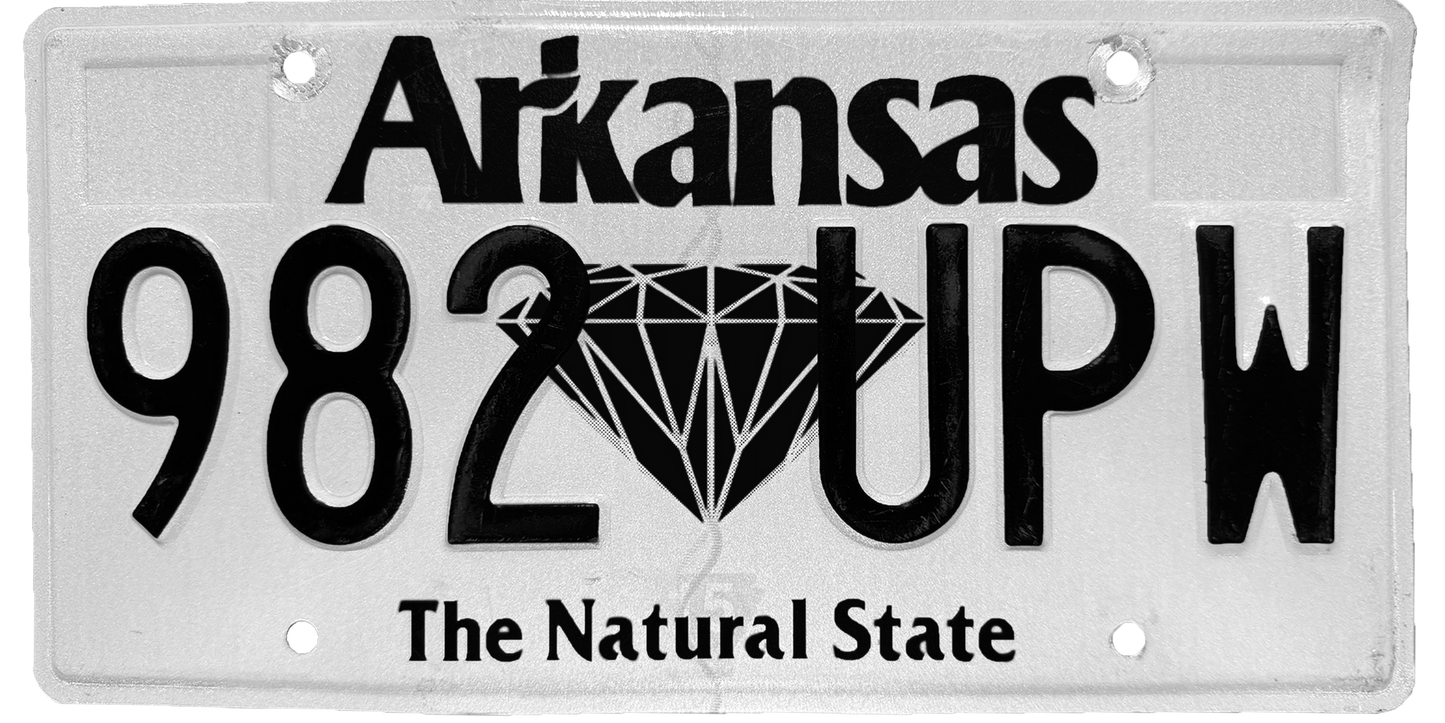 Arkansas License Plate Wrap Kit