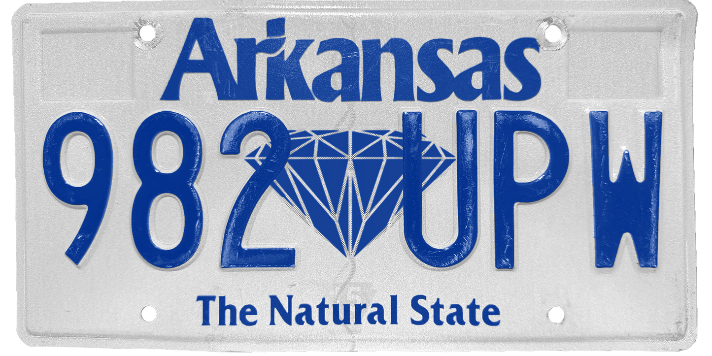 Arkansas License Plate Wrap Kit