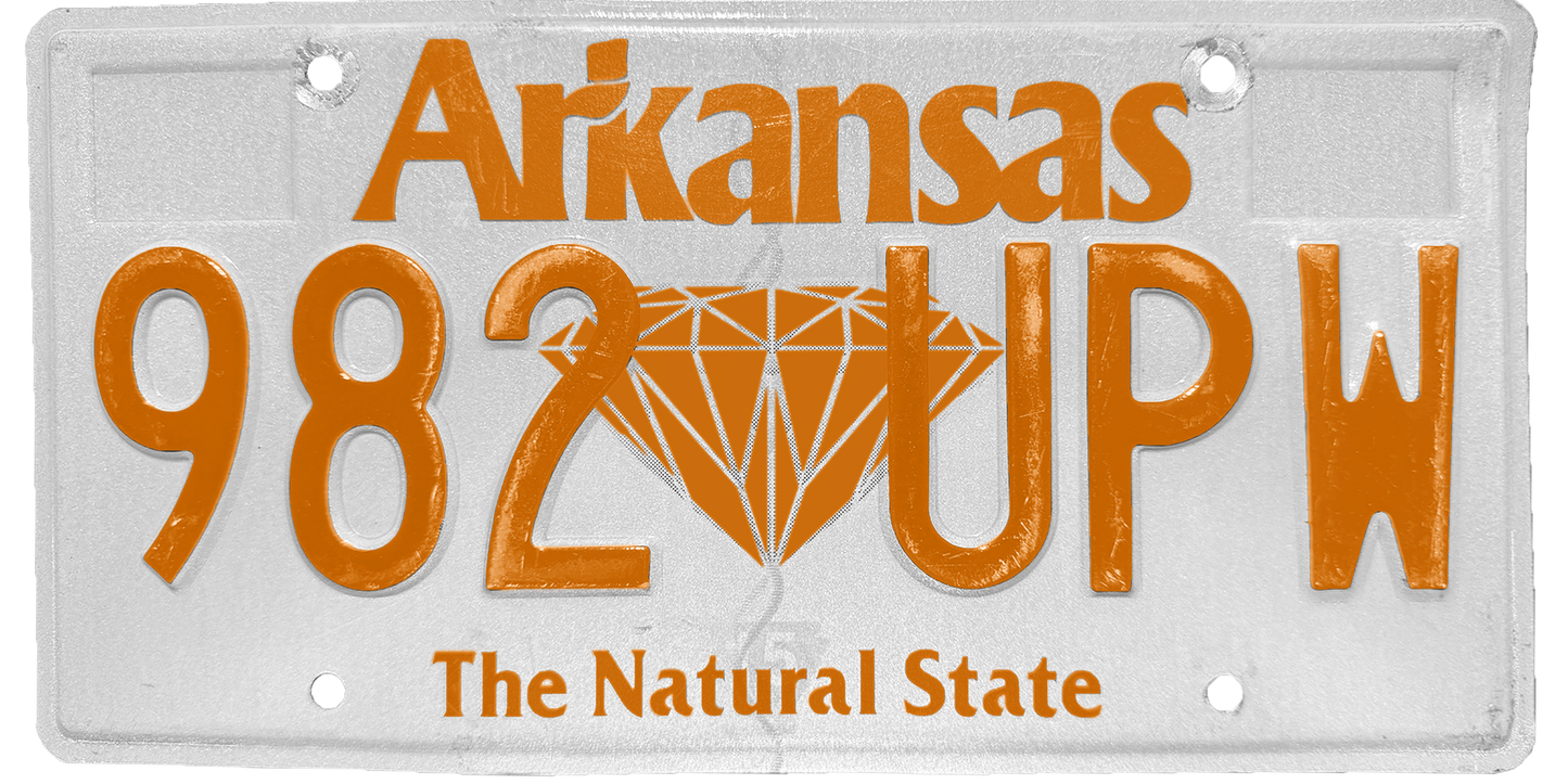 Arkansas License Plate Wrap Kit