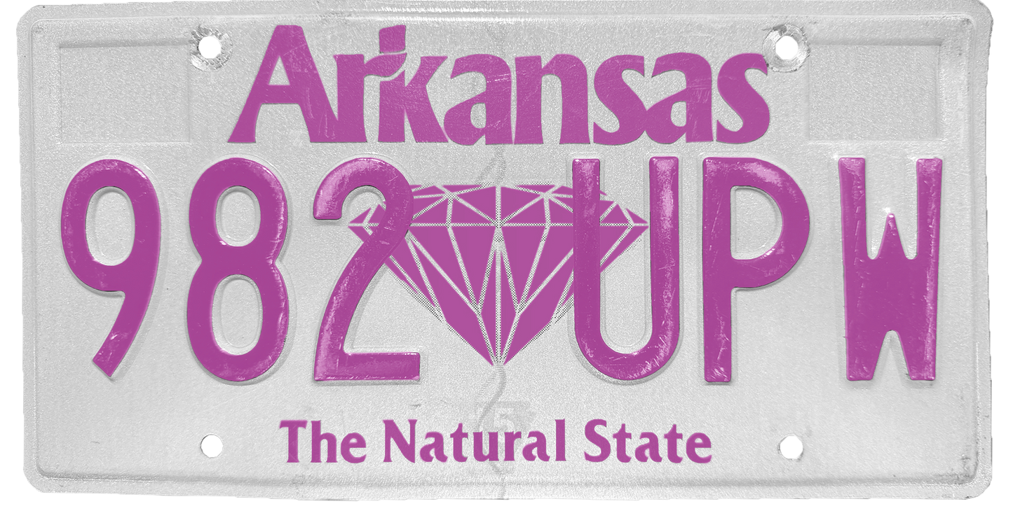 Arkansas License Plate Wrap Kit