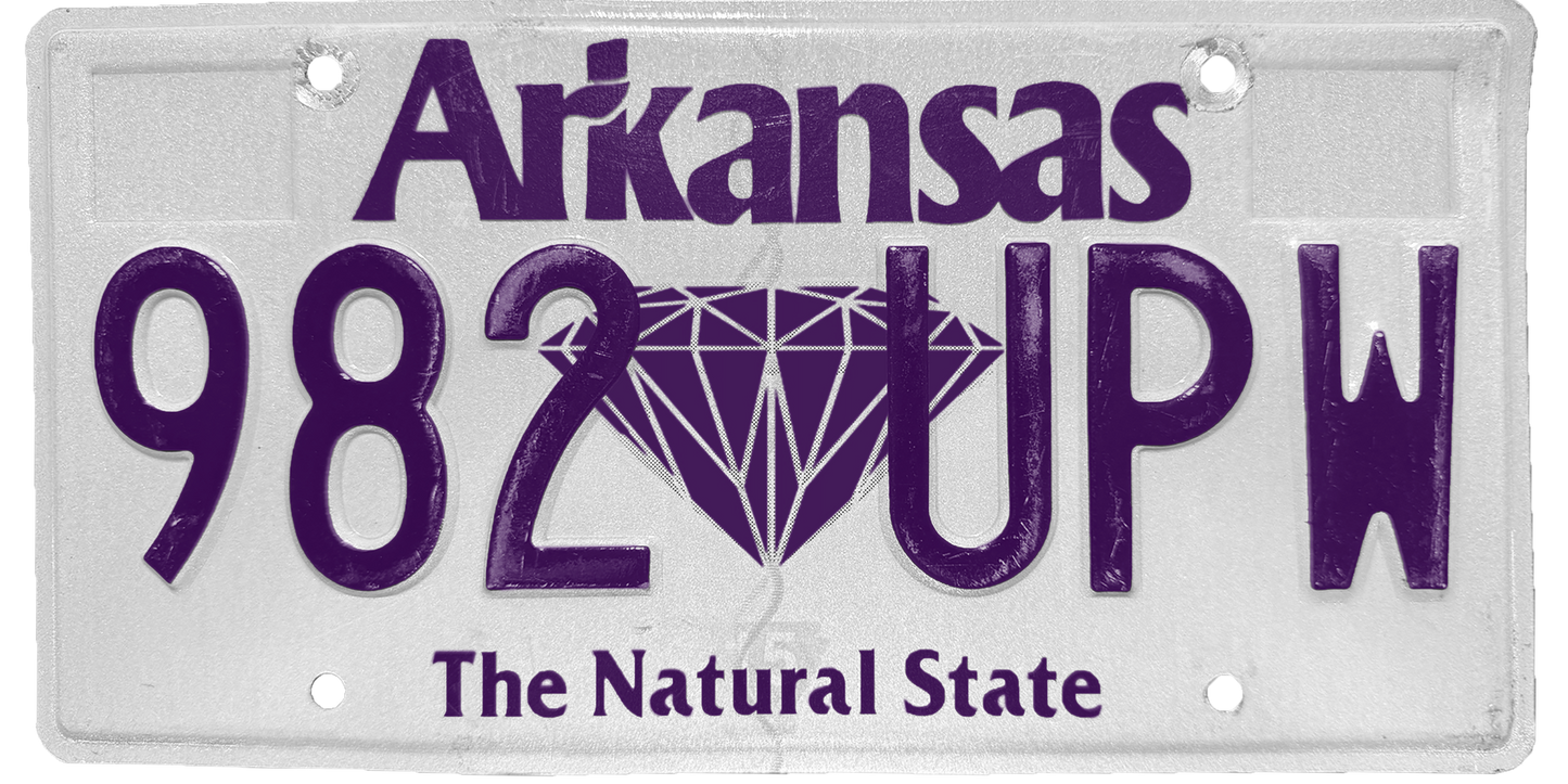 Arkansas License Plate Wrap Kit