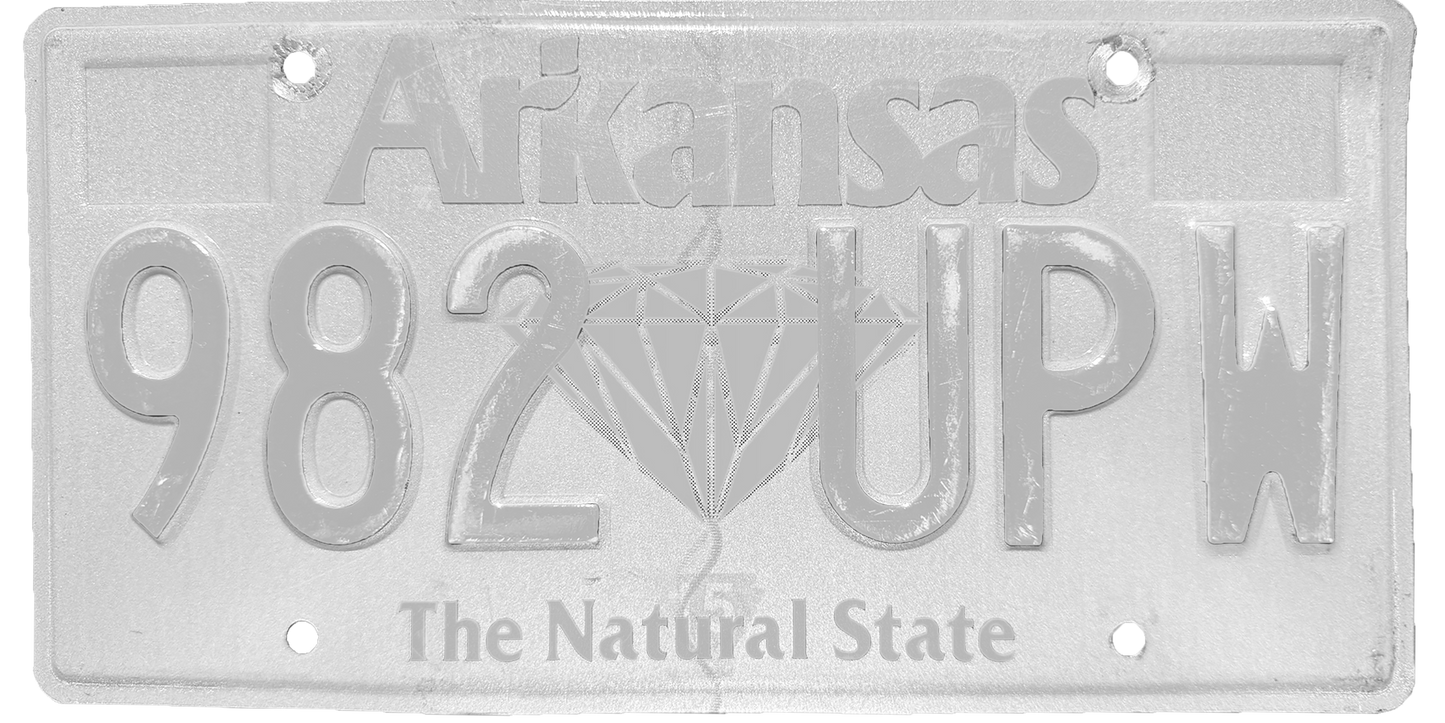 Arkansas License Plate Wrap Kit