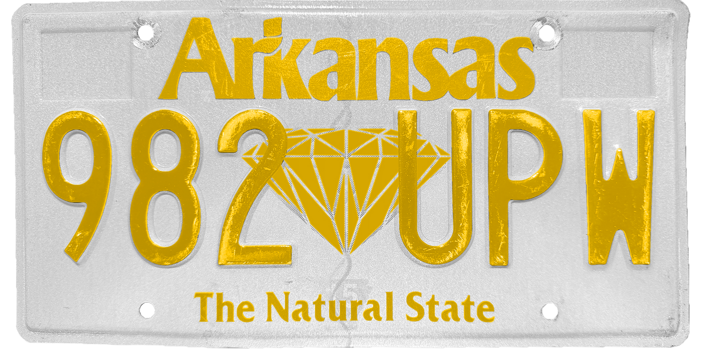 Arkansas License Plate Wrap Kit