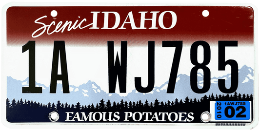 Idaho License Plate Wrap Kit