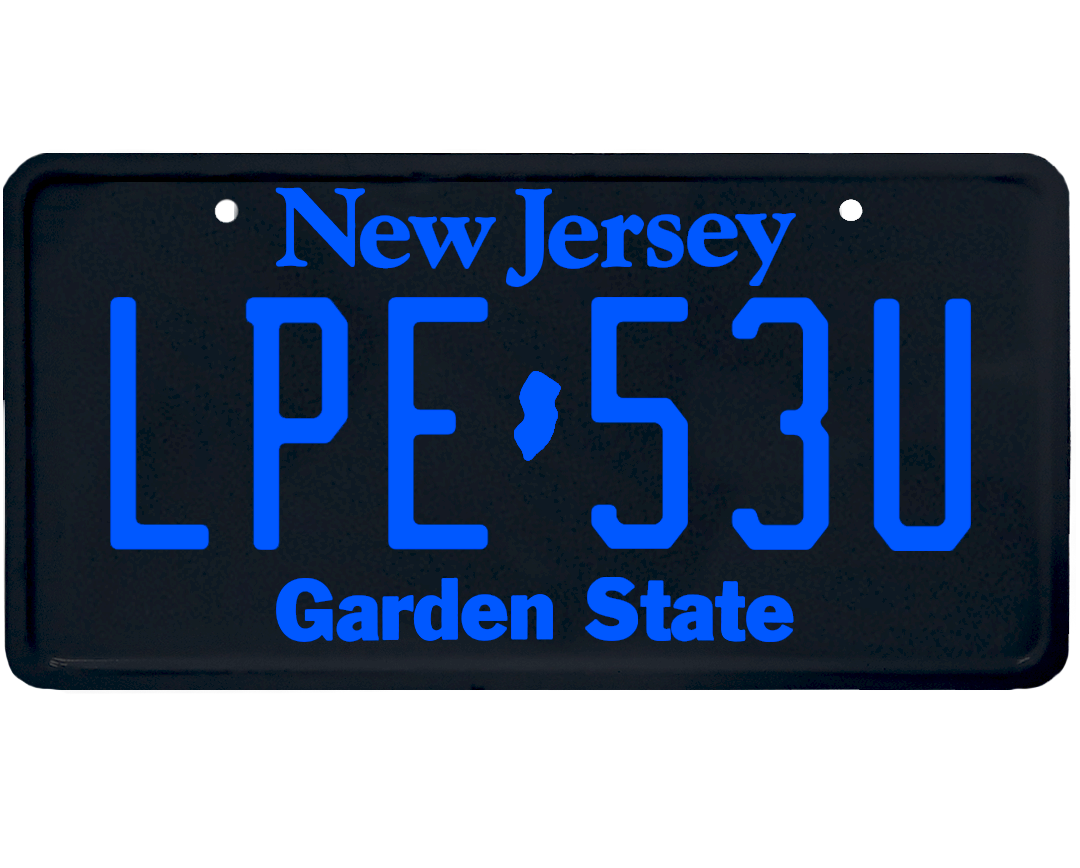 New Jersey License Plate Wrap Kit PlateWraps