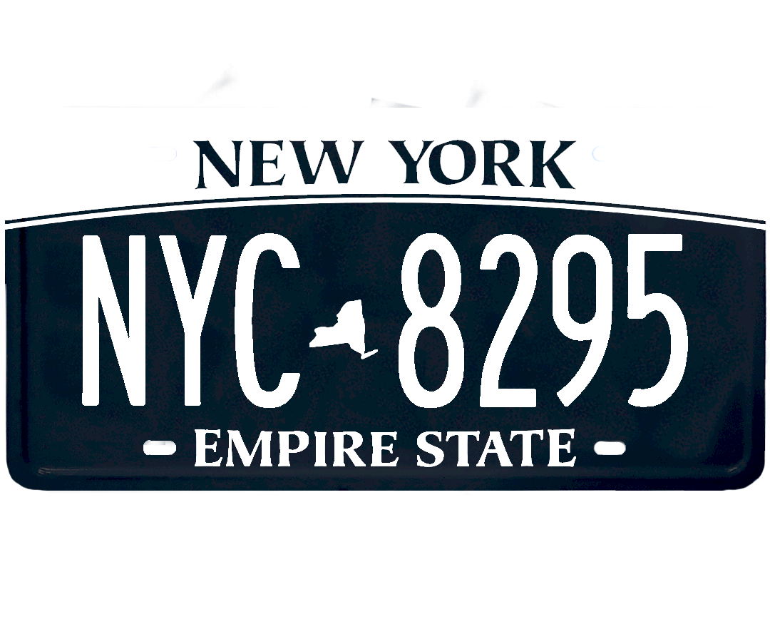 New York License Plate Wrap Kit Empire State