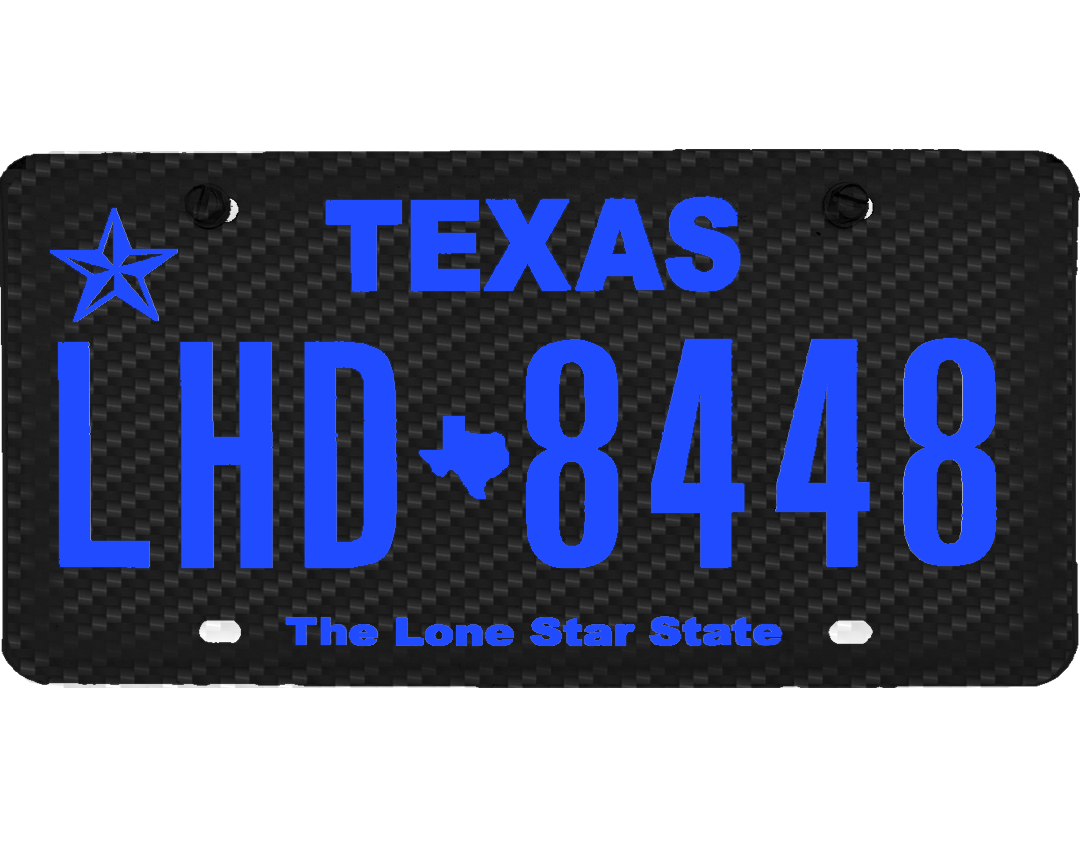 Texas License Plate Wrap Kit PlateWraps