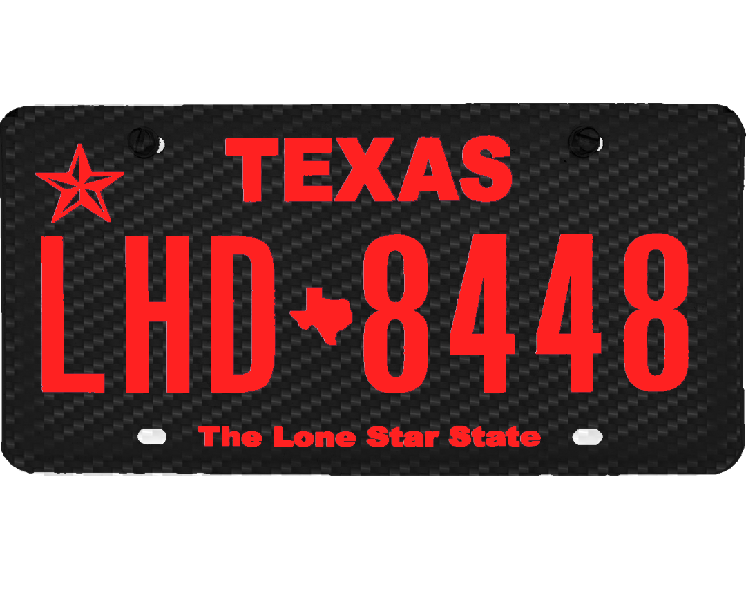 Texas License Plate Wrap Kit PlateWraps