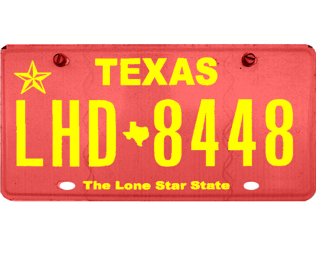 Texas License Plate Wrap Kit PlateWraps