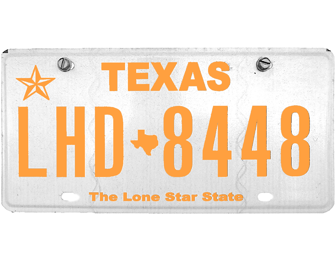 Texas License Plate Wrap Kit PlateWraps