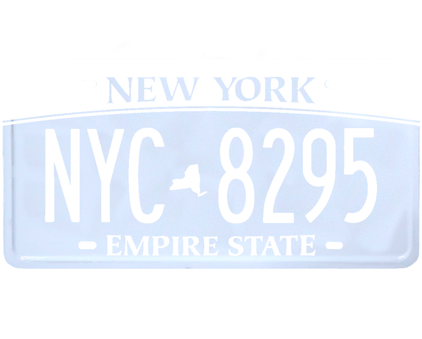 New York License Plate Wrap Kit Empire State PlateWraps