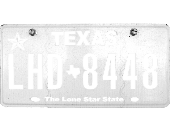 Texas License Plate Wrap Kit – PlateWraps