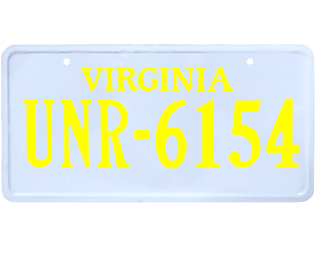 Virginia License Plate Wrap Kit PlateWraps