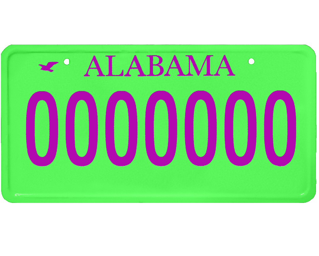 Alabama License Plate Wrap Kit