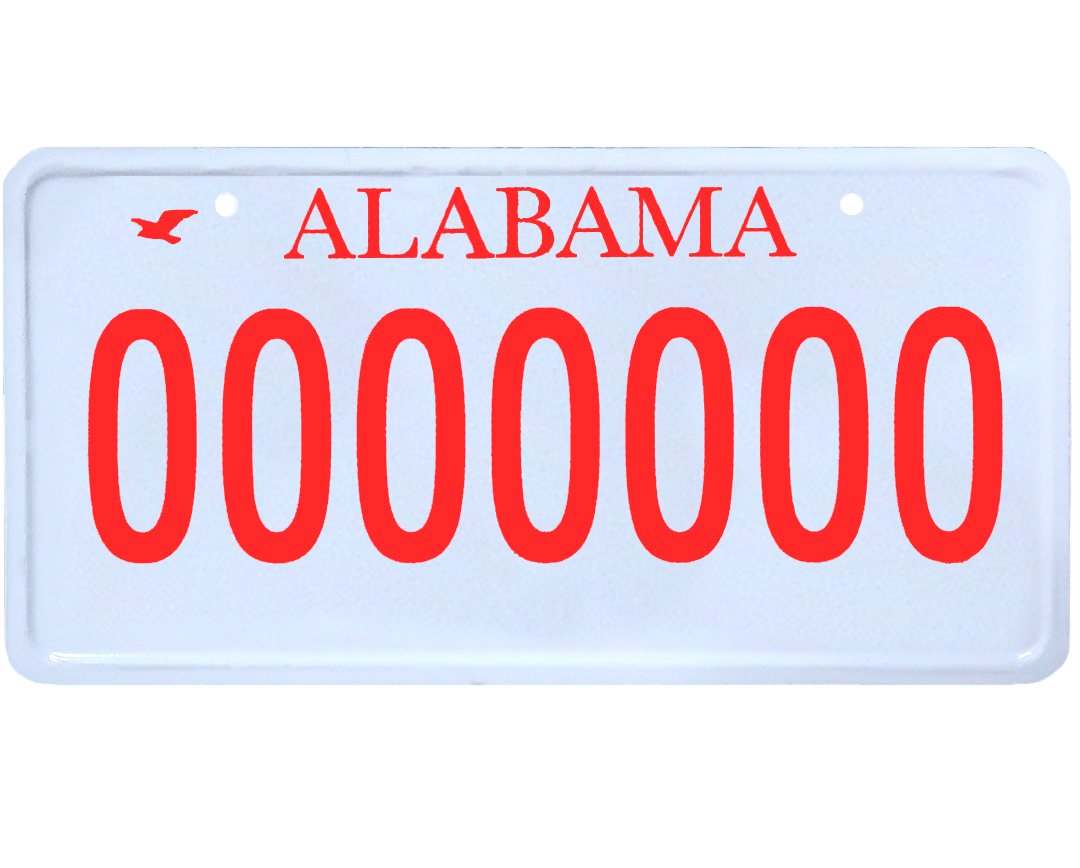Alabama License Plate Wrap Kit PlateWraps