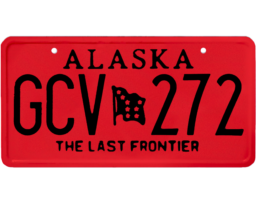 Alaska License Plate Wrap Kit PlateWraps