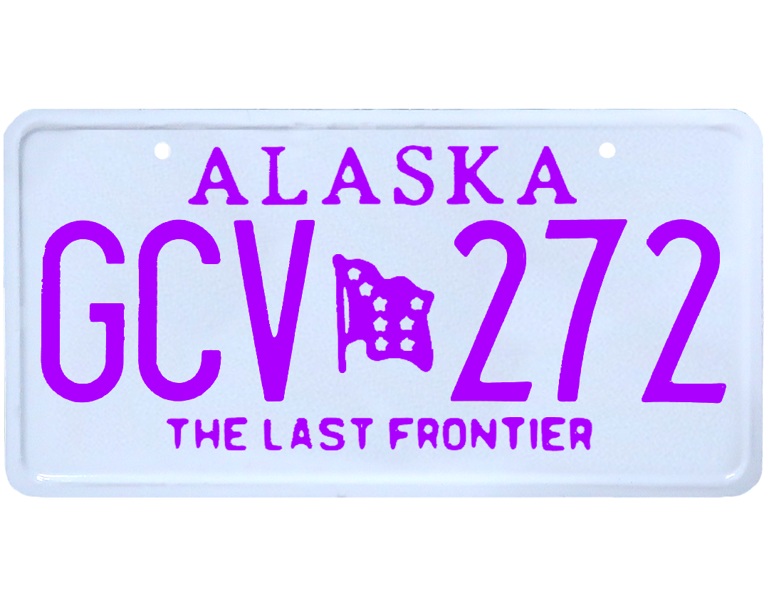 Alaska License Plate Wrap Kit