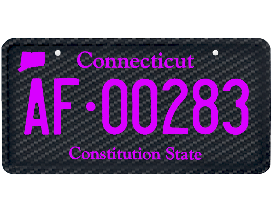 Connecticut License Plate Wrap Kit