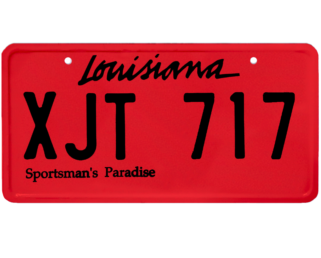 Louisiana License Plate Wrap Kit – PlateWraps